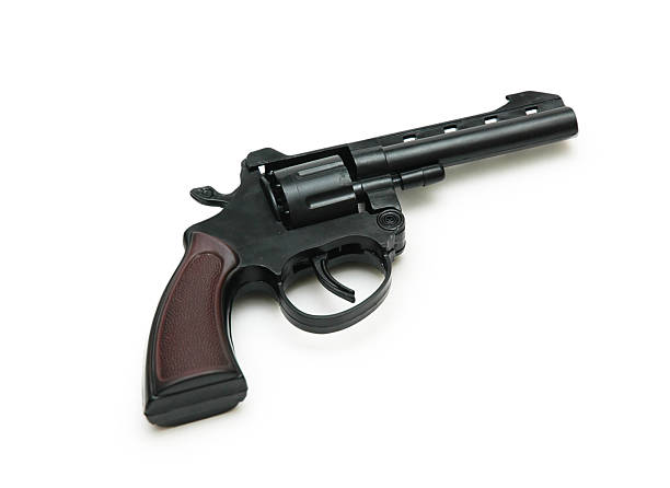 istock Revolver isolated on the white background 90373045