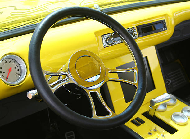 Car Interior  cruising hot rods stock pictures, royalty-free photos & images