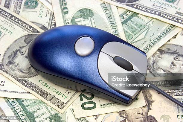 Mouse Money Stock Photo - Download Image Now - American Culture, Business, Color Image