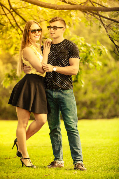 istock Young beautiful couple spending time outdoors 903738270