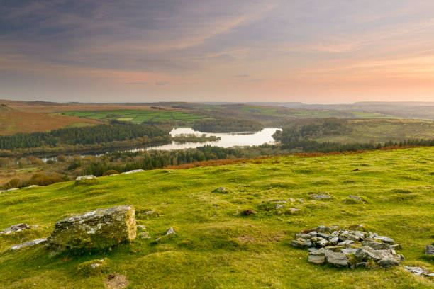 istock Sunset at Burrator reservoir, Dartmoor, UK 903744004