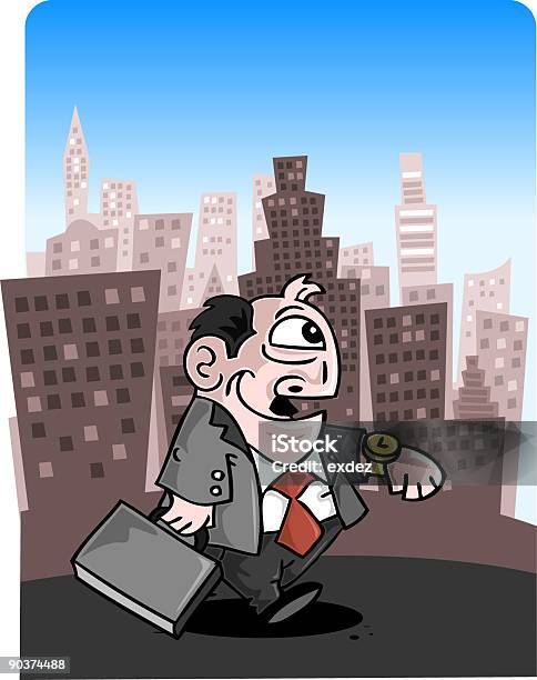 Skyscraper Humor Businessman Stock Illustration - Download Image Now - Humor, Skyscraper ...