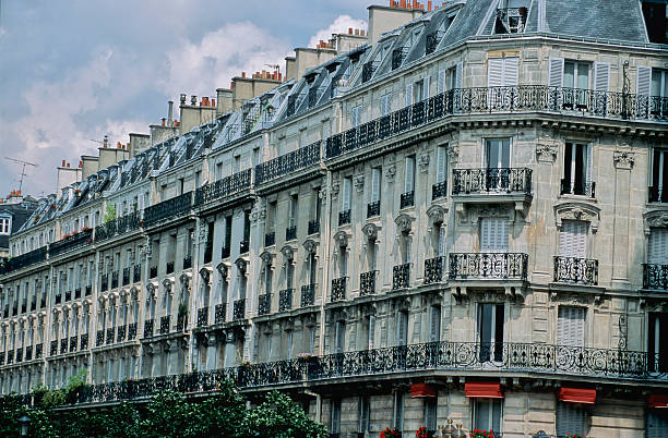 istock Apartment House in Paris 90374656