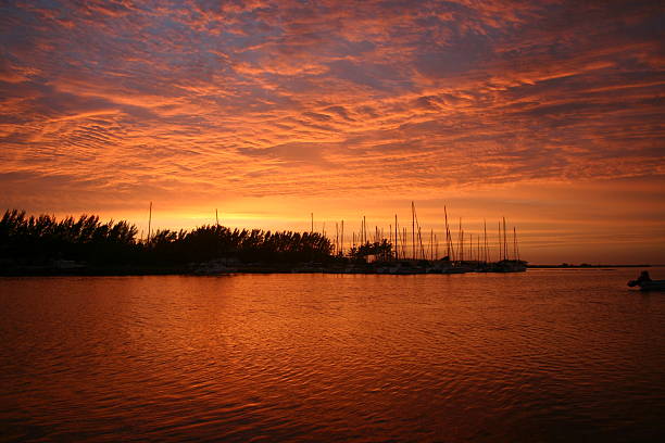 istock Yacht Club at sunrise 90375099