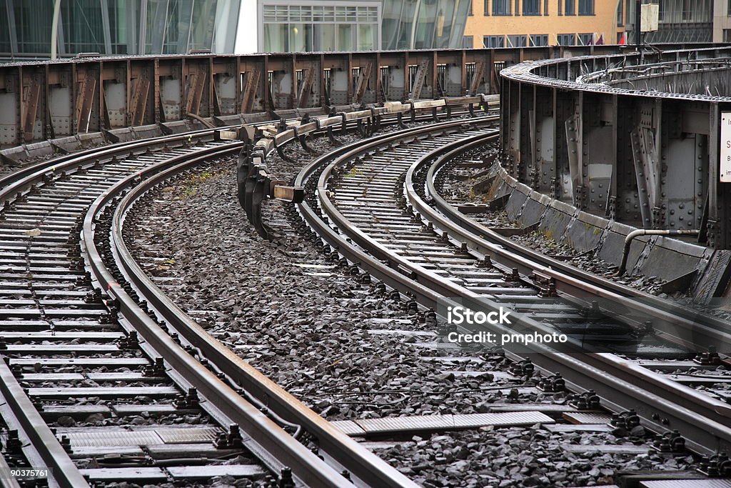 Железная дорога - Стоковые фото Балласт роялти-фри