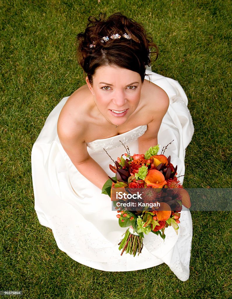 Wunderschöne Braut - Lizenzfrei Abendkleid Stock-Foto