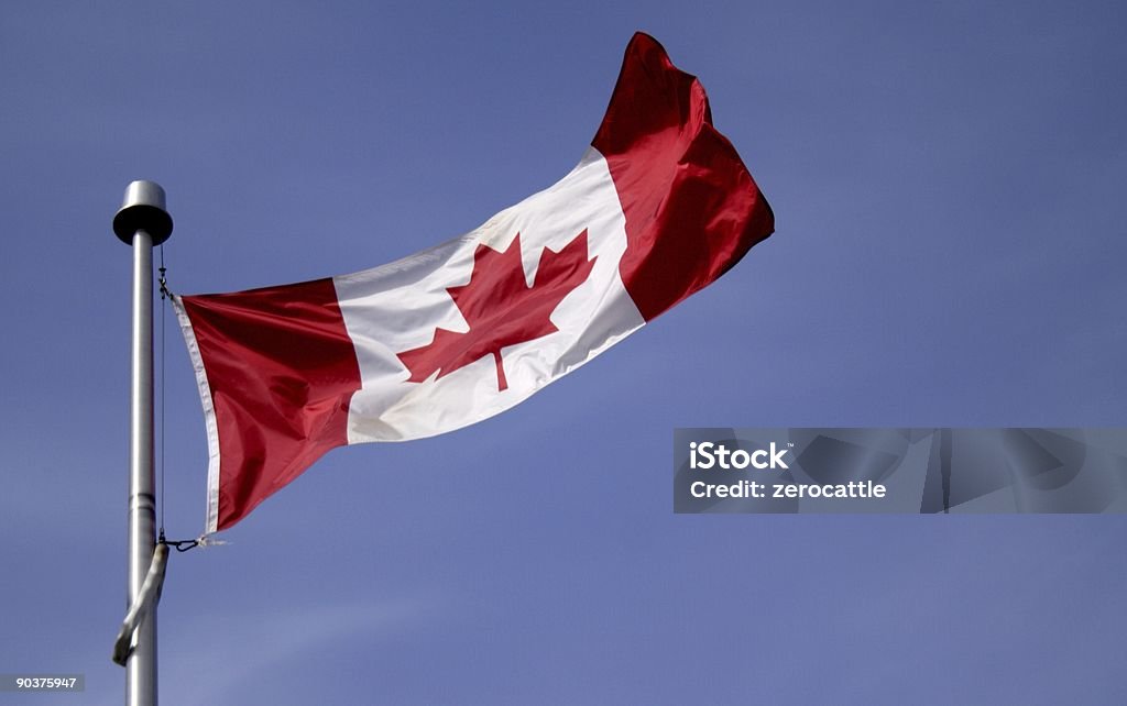 Oh Canadá! - Royalty-free Bandeira Foto de stock