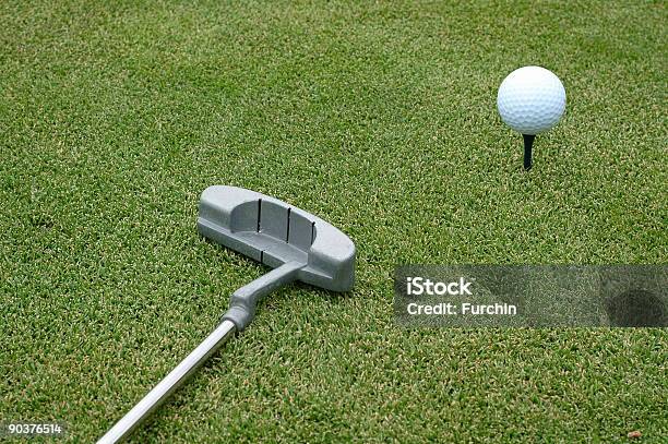 골프 티 및 Putter 골프에 대한 스톡 사진 및 기타 이미지 - 골프, 골프 클럽, 골프공