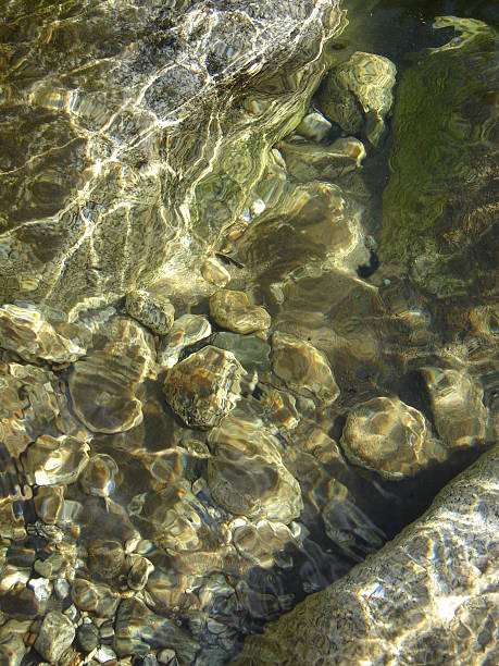Crystal clean water stock photo