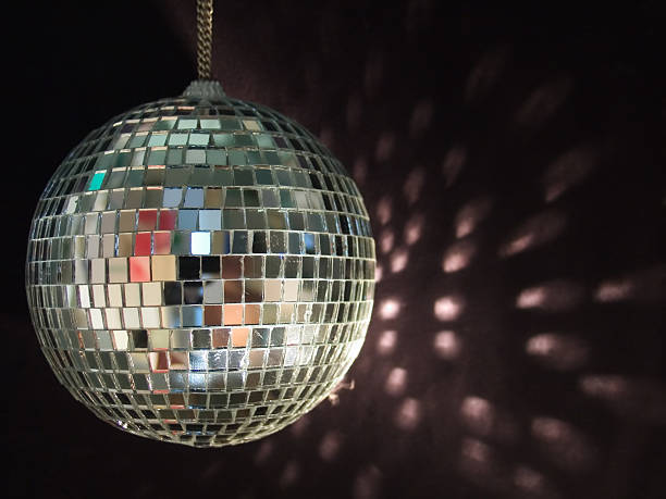 блестящий диско-шар reflections - dance fever стоковые фото и изображения
