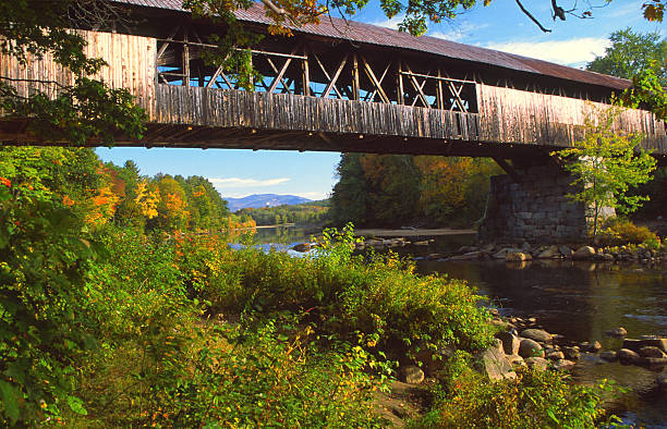 istock Blair Covered Bridge in New Hampshire. 90378834