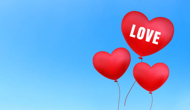 istock heart balloon in sky with over light 903790904