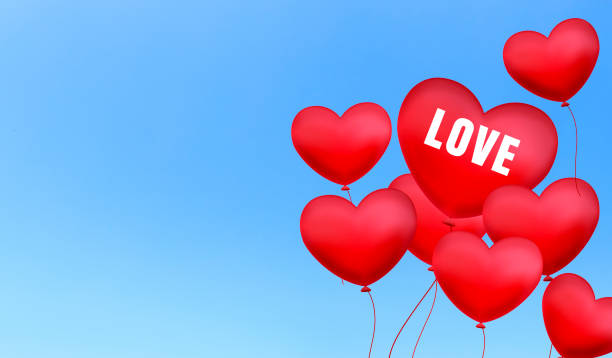 istock heart balloon in sky with over light 903790906