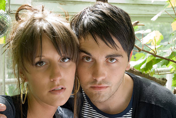 istock Young Couple in the Glasshouse 90379824
