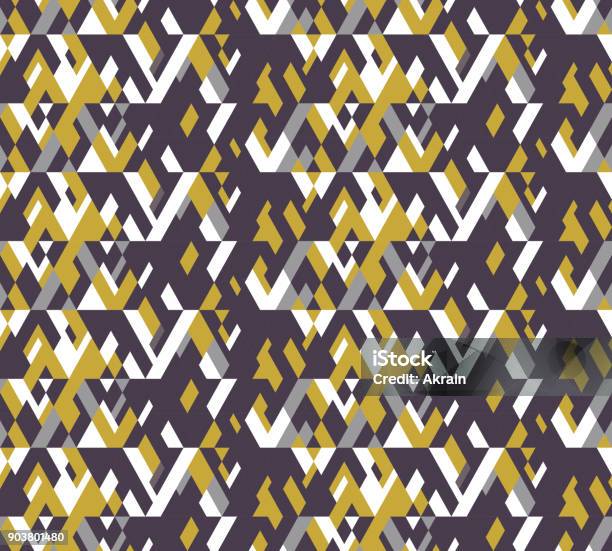 Diagonal Movement Patterns Abstract Seamless Pattern Of Geometric Shapes Diagonal Movement Stock ...