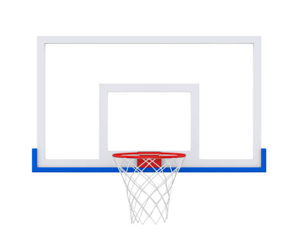 istock Basketball Hoop Isolated 903803050
