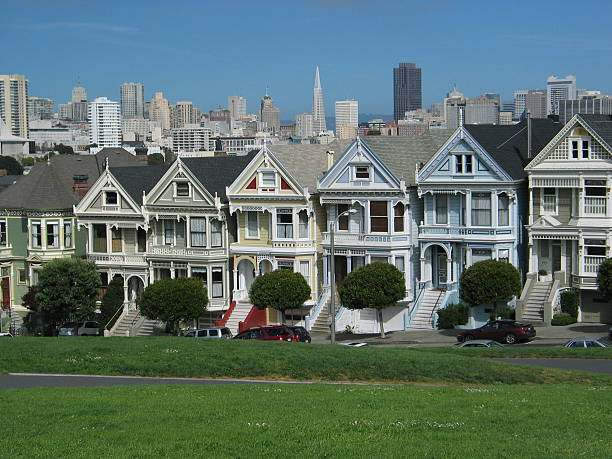 The Painted Ladies stock photo