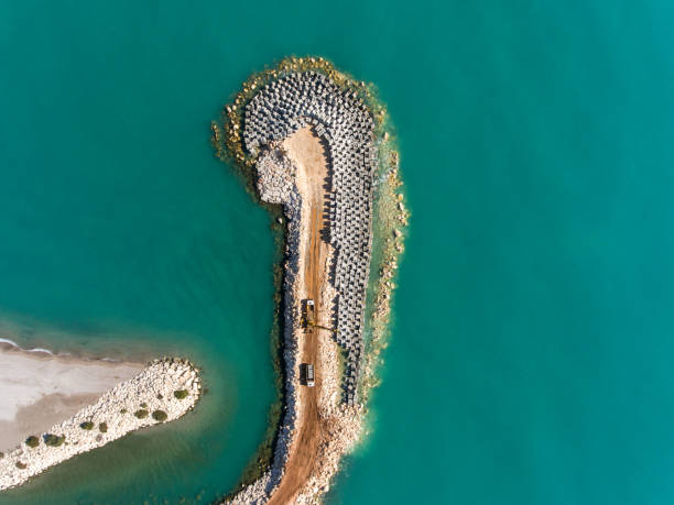 istock Aerial view of a construction site 903806950