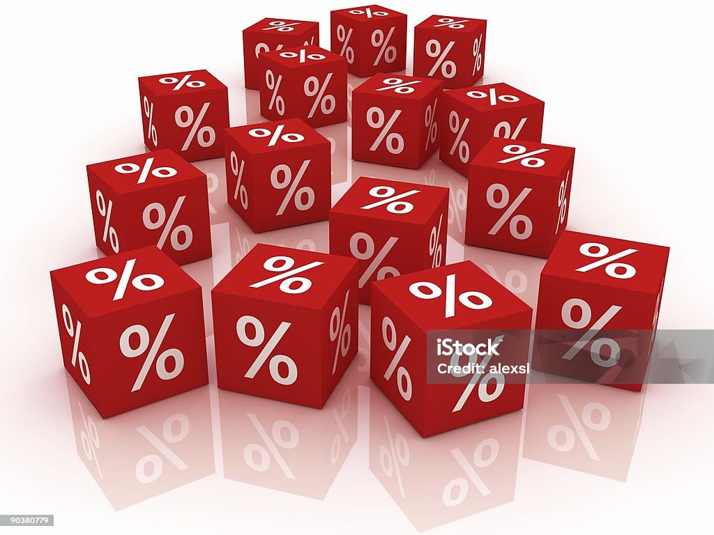 Sale Discount  Percentage Sign Stock Photo