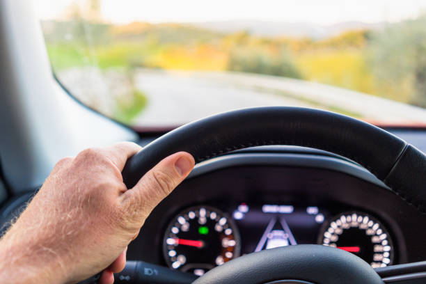 istock Sunny car journey in the countryside 903808794