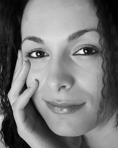 istock Beautiful girl face 90381454