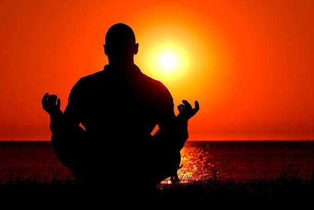 istock Yoga on the beach 5 90381704