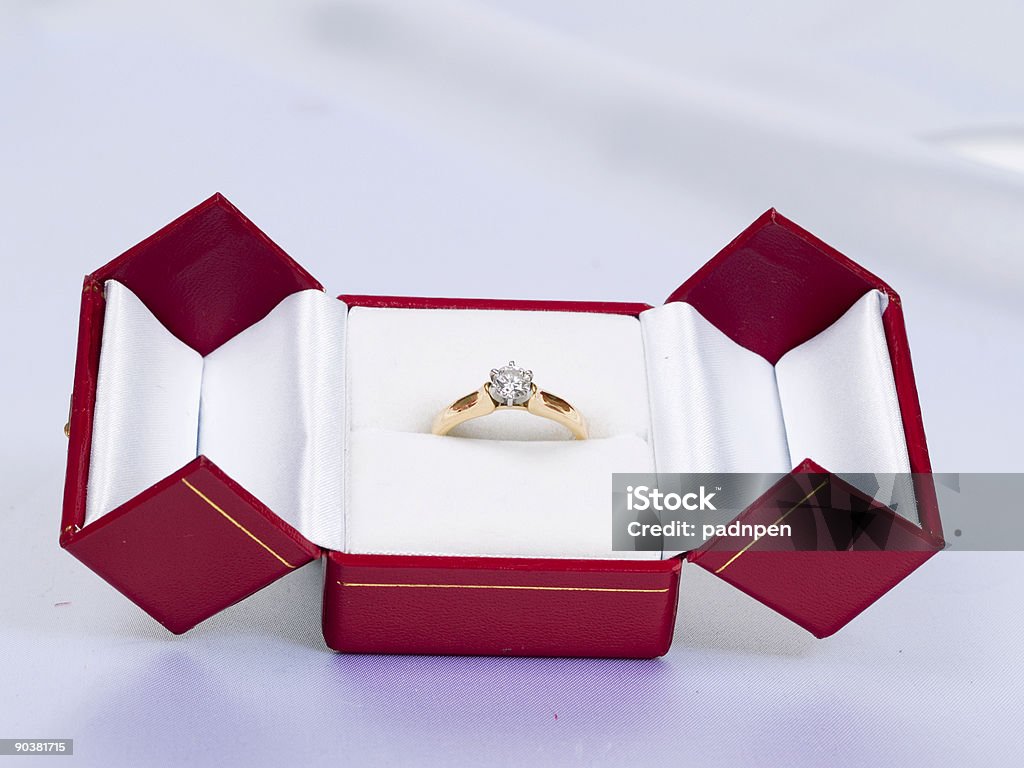 다이아몬드 링 - 로열티 프리 결혼 반지 스톡 사진