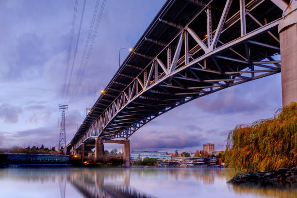 istock Bridge over Seattle river waterway park ,Washington, USA, 903819518