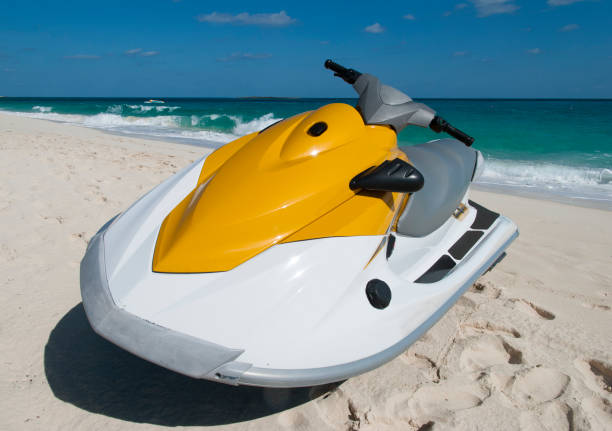 istock Caribbean Island Jet Ski 903820284