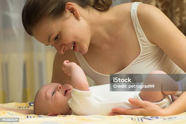 Playing With Baby Stock Photo - Download Image Now - 0-11 Months, Adult, Baby - Human Age