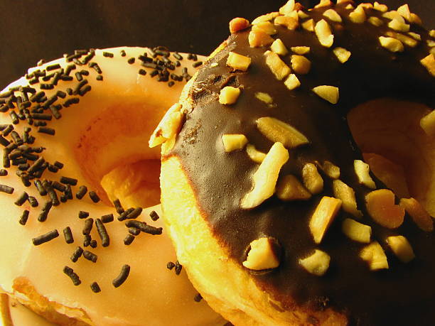 Donuts Macro stock photo