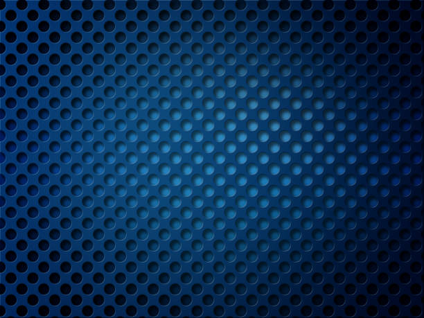 istock Metallic Texture - Metal Grid on wide Background 903831570