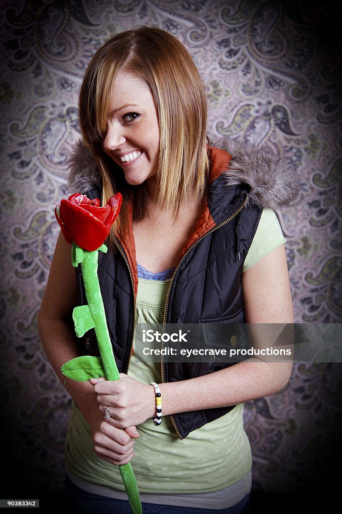 teenage fun spring portraits  Adolescence Stock Photo