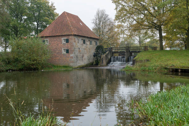 istock Mallumse water mill in the Netherlands 903841692
