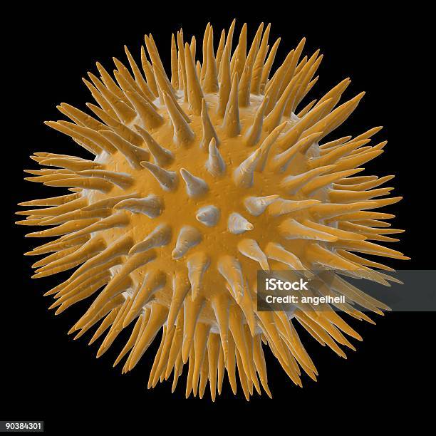 Laranja Bio Elemento Vírus - Fotografias de stock e mais imagens de Agressão - Agressão, Bactéria, Biologia