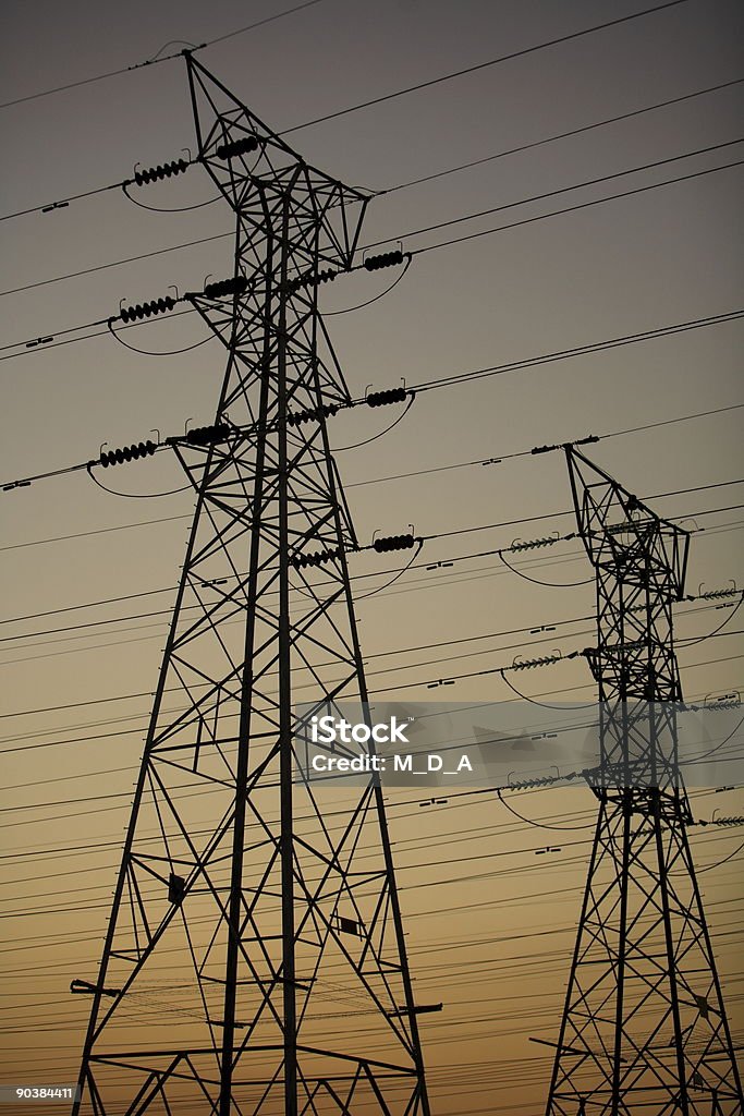 Electricidade - Foto de stock de Arame royalty-free
