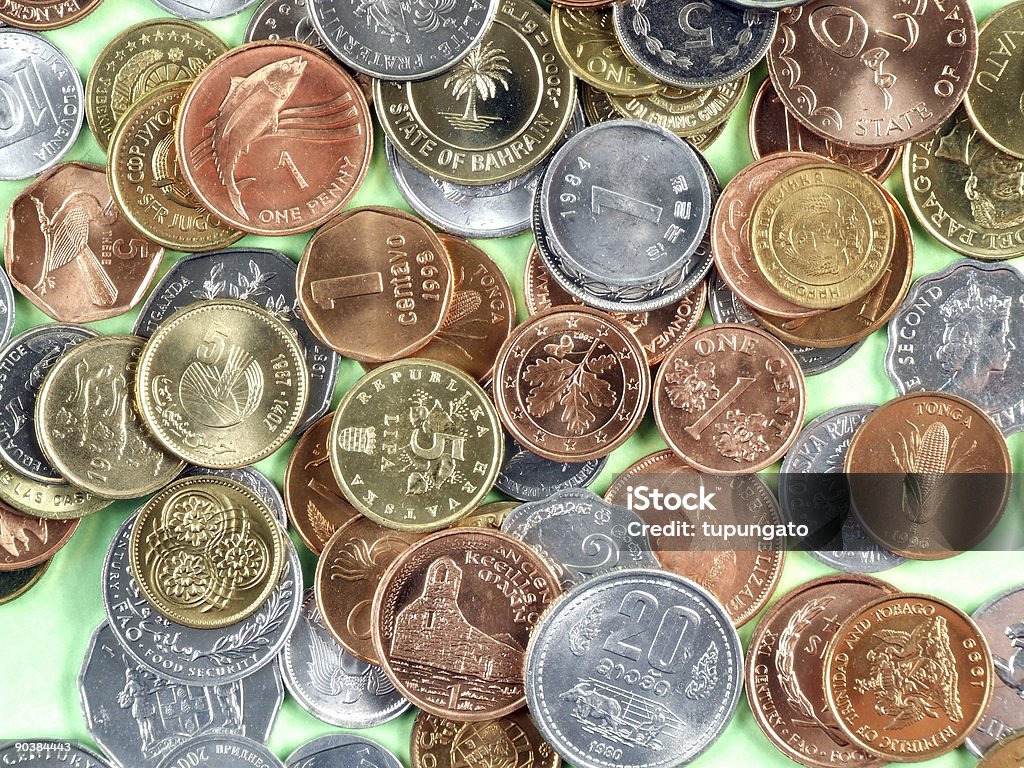 World деньги Монеты - Стоковые фото 1 цент роялти-фри