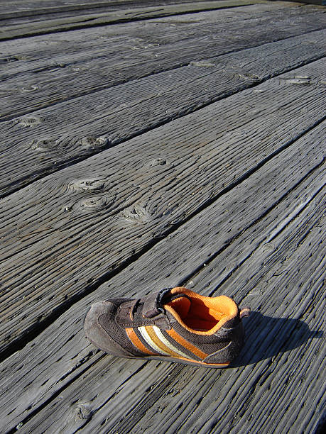 Orphan shoe stock photo