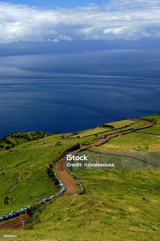 road  Azores Stock Photo