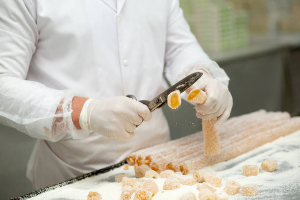 istock manufacture of turkish delight 903866186