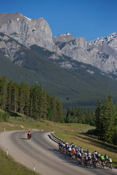 istock Rocky Mountain Road Bicycle Race 903870260