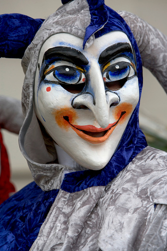 Homemade clown puppet