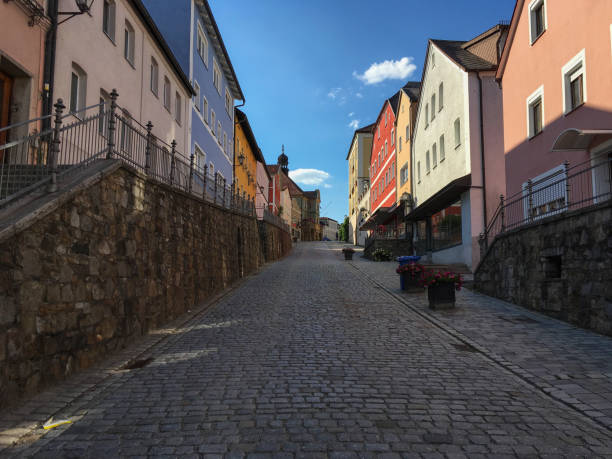 istock Sunset in an old gothic german town Landshut by Munich, Bavaria 903878526