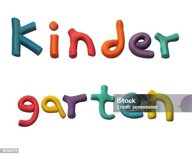 Bereits Im Kindergarten Farbe Ton Buchstaben Stockfoto und mehr Bilder von Bildung - Bildung, Brief - Dokument, Bunt - Farbton