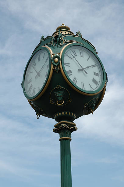 Old Ornamental Clock stock photo