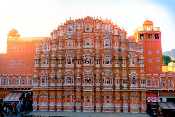 istock Sunset at Hawa Mahal, Palace of Winds 903884844