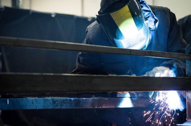istock Female industrial welder 903885976
