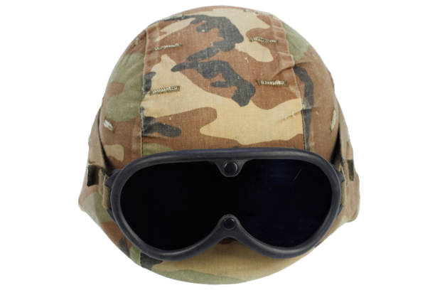 istock us army kevlar helmet with goggles isolated on white 903889660