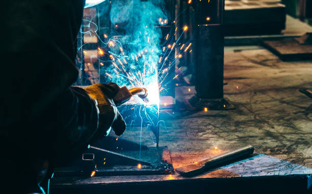 istock Female industrial welder 903889666