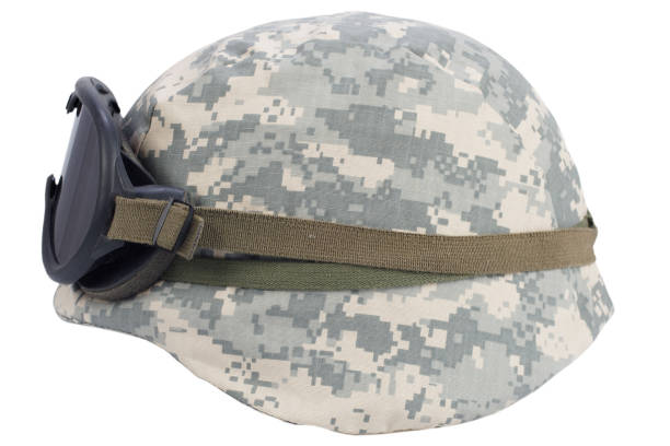 istock us army kevlar helmet with goggles isolated on white 903892178